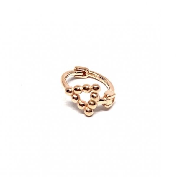 Bubble Üçgen Halka Piercing Rose