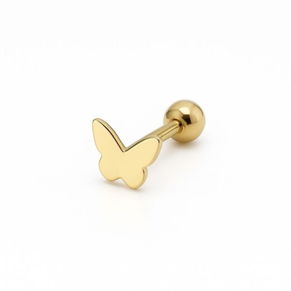 Kelebek Piercing Gold