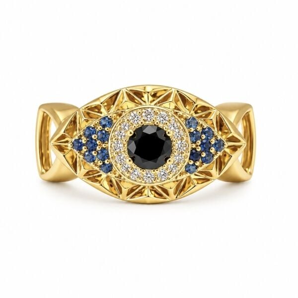 Premium Series Mavi Göz Yüzük