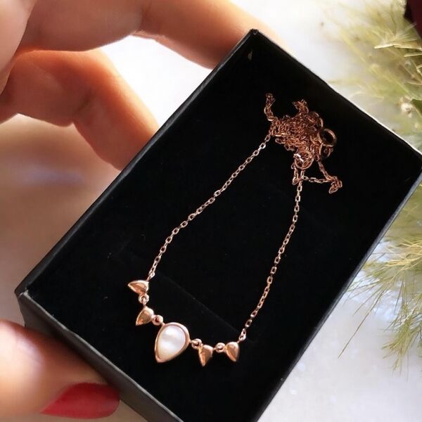 Drop Opal Kolye
