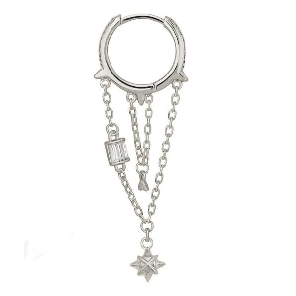 Armin Halka Küpe & Piercing 4 Silver