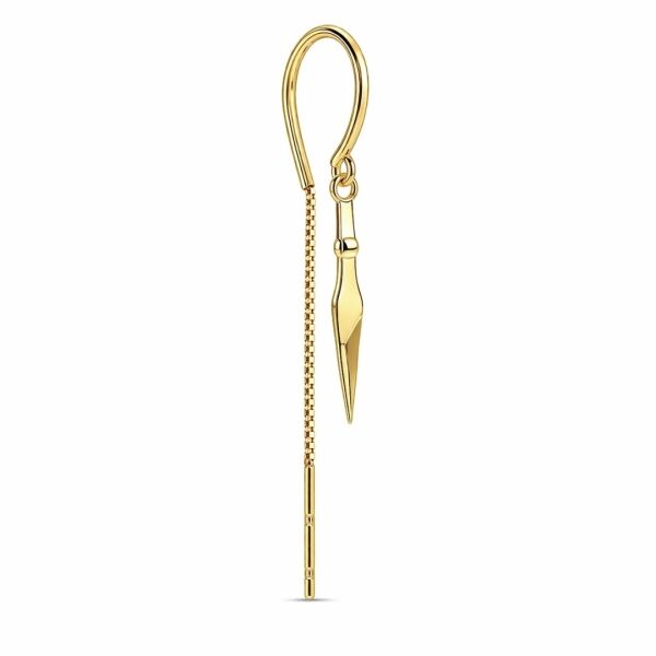 Bella Chain Küpe 3 Gold