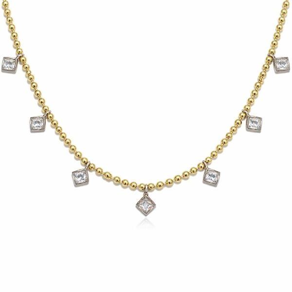 Bubble Chain Karo Kolye