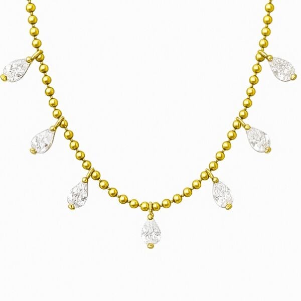 Bubble Chain Drop Kolye