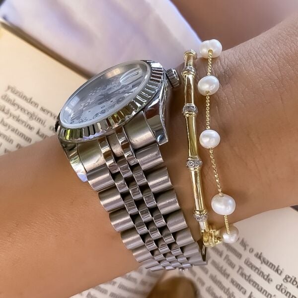 İnci Bubble Chain Bileklik