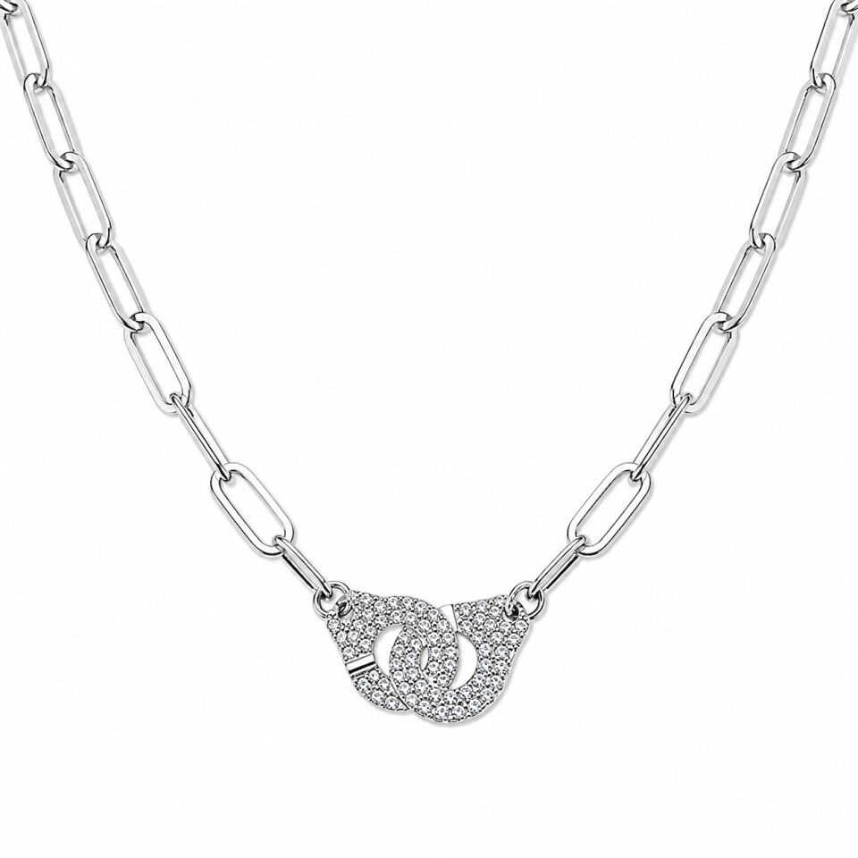 Kelepçe Kolye Silver