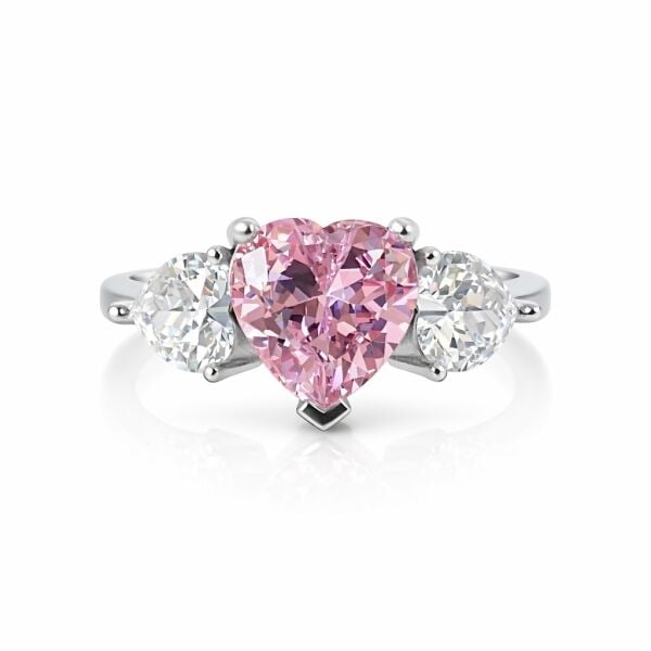 Pink Dream Heart Yüzük