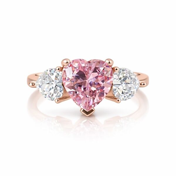 Pink Dream Heart Yüzük