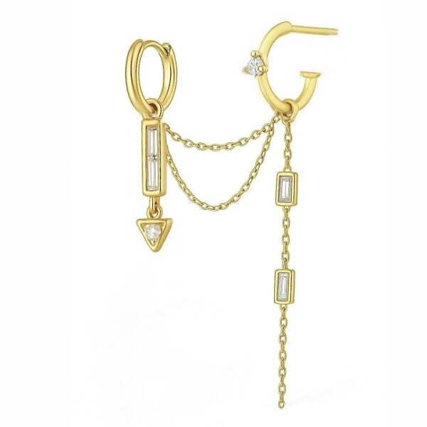 Begi Arrow Chain Küpe