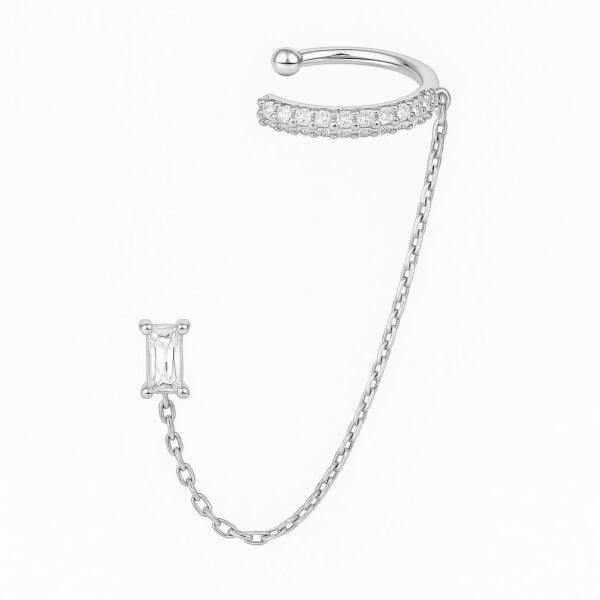 Baget Tektaşlı Ear Cuff