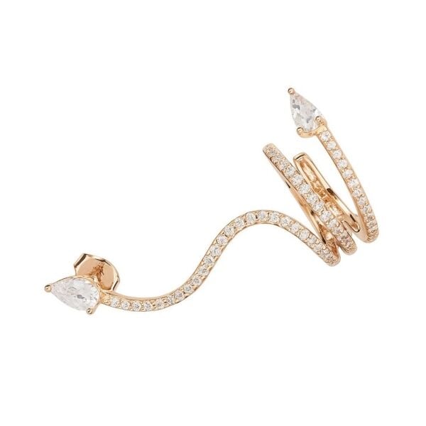 Yılan Cuff Küpe