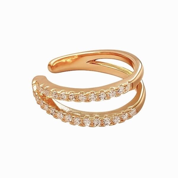 İki Sıra Ear Cuff