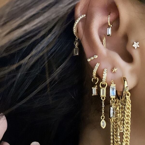 Begi TekTaş Halka Piercing