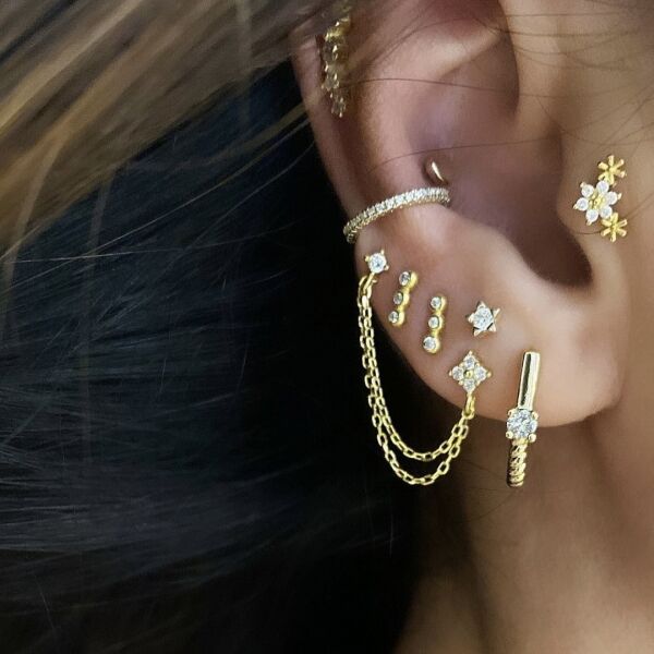 Trio Daisy Piercing