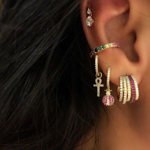 RainBow Ear Cuff