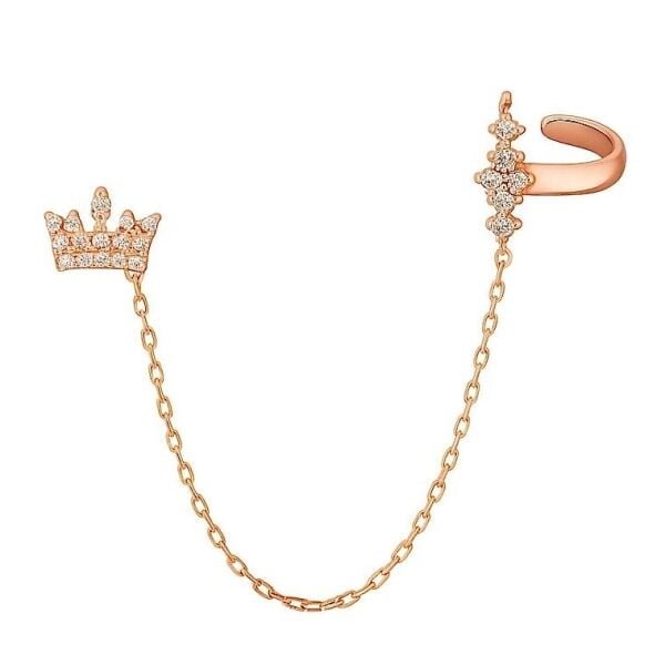 Zincirli Cuff & Taç Küpe