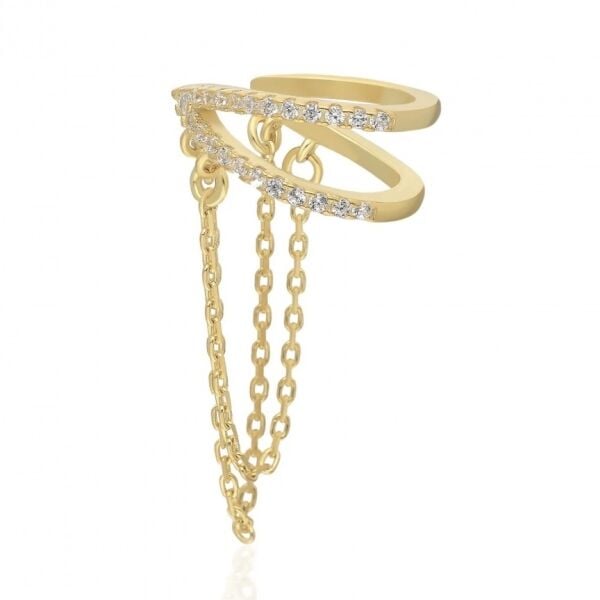 Double Strip Ear Cuff