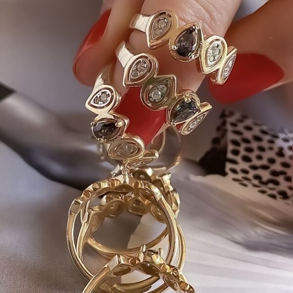 Luna Serçe Yüzük