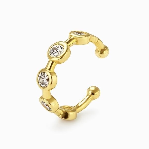 Bezel Julia Ear Cuff