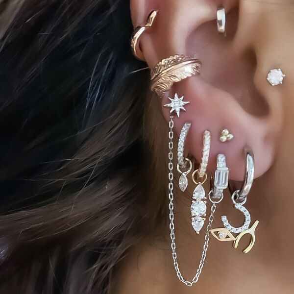 Kalın Leaf Ear Cuff