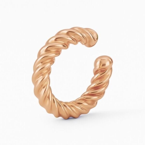 Medium Kalın Burgu Ear Cuff