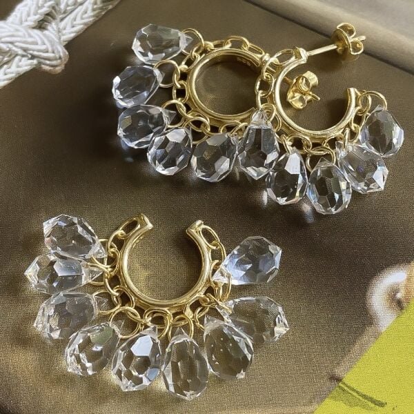 Drop Kristal Ear Cuff
